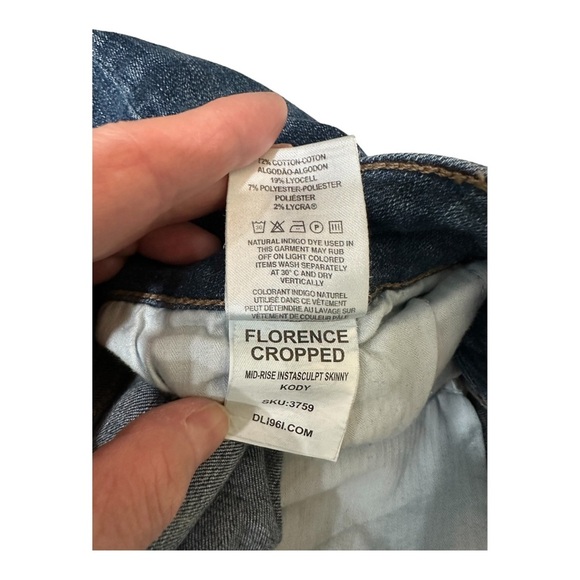 DL1961 Florence Cropped Kody jeans 26 - Picture 7 of 8